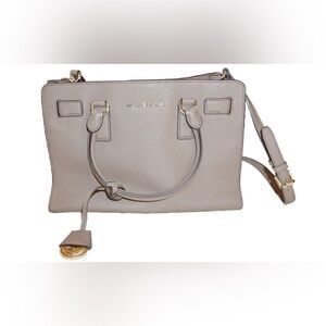 MICHAEL Michael Kors Brown Saffiano Leather Dillon Tote w/ COA